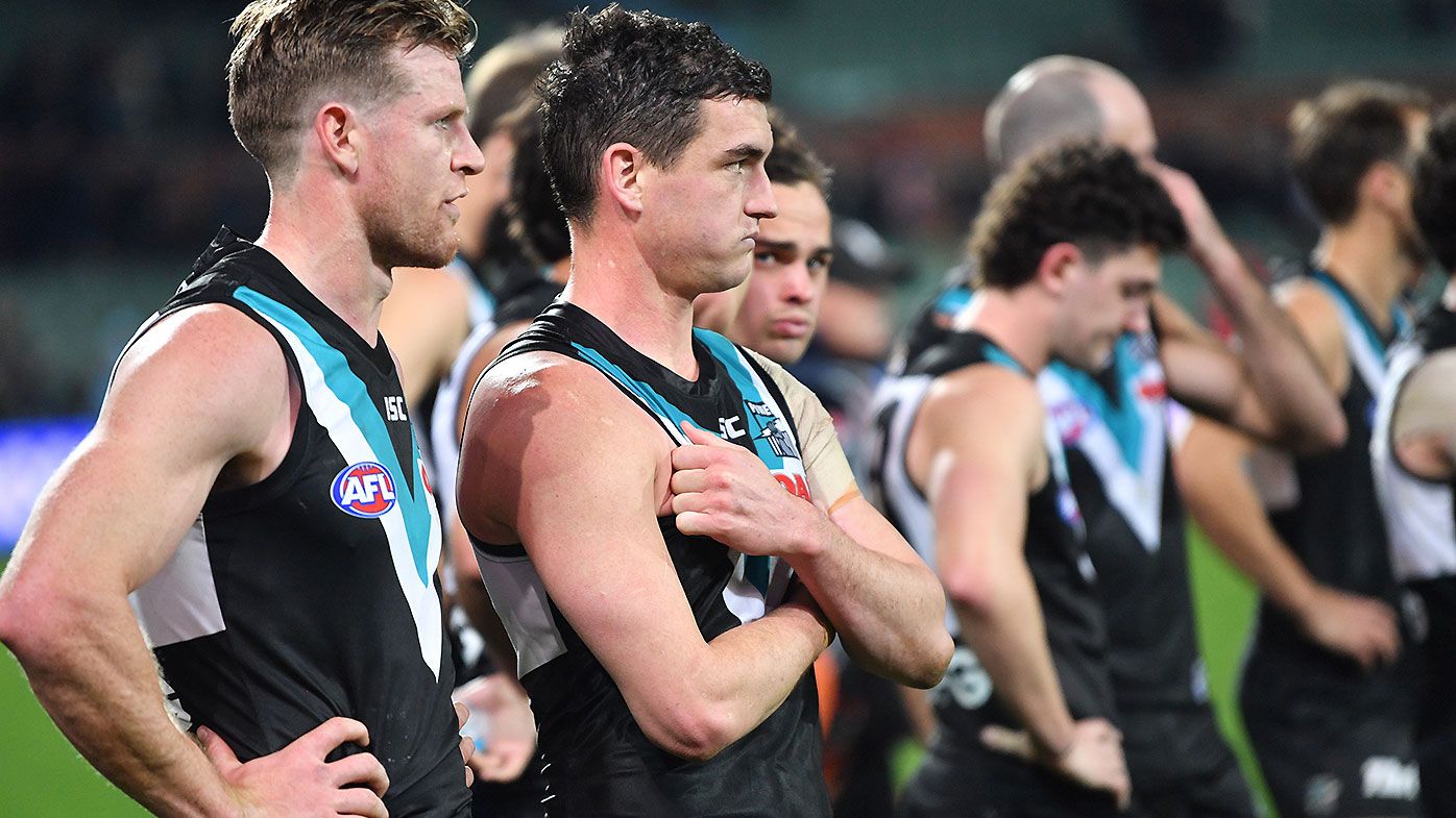 Port Adelaide star Tom Rockliff accuses AFL of Victorian bias after training ban