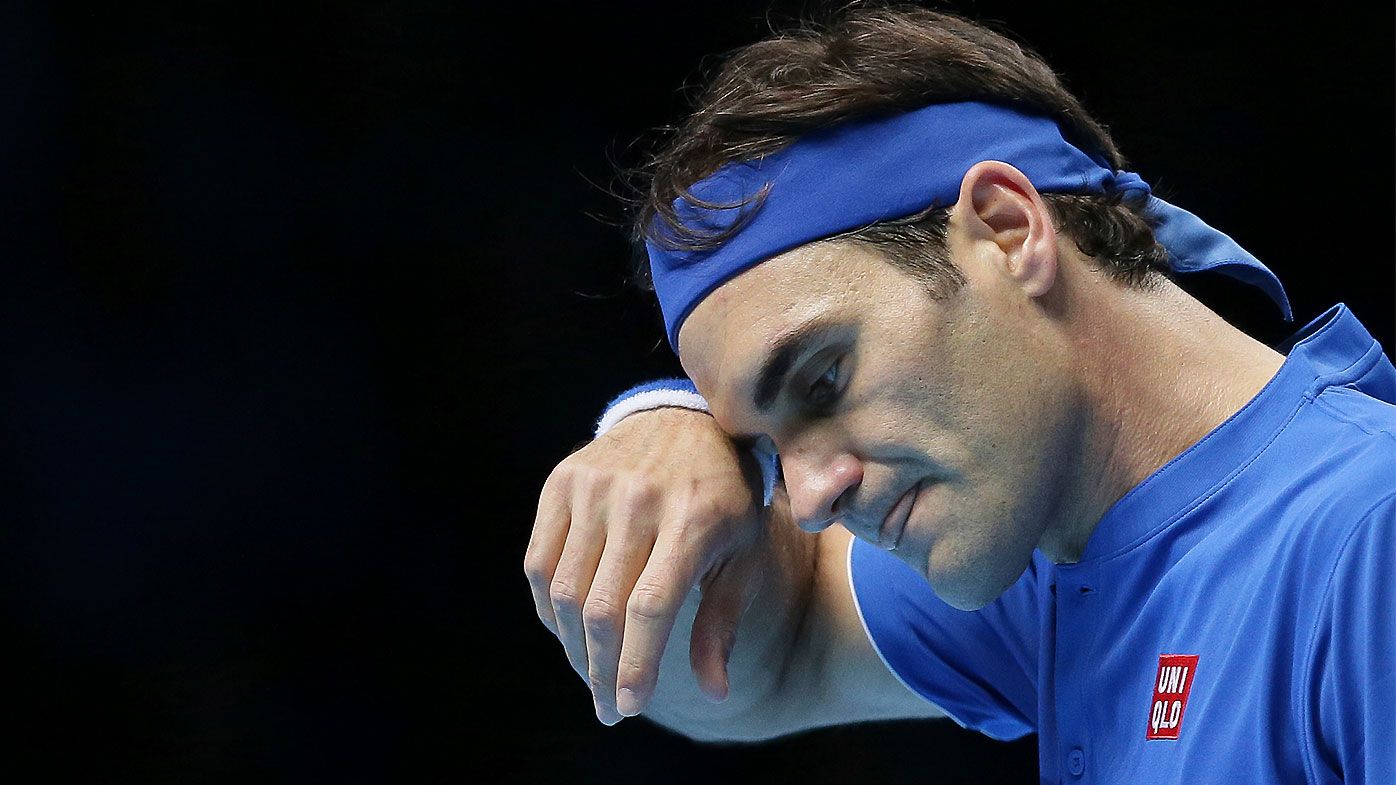 Roger Federer loses his cool during straight-sets ATP Finals defeat to Kei Nishikori