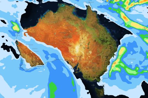 Rain is expected to sweep across south-western Australia and remain along much of the south-east coast. Picture: Weatherzone