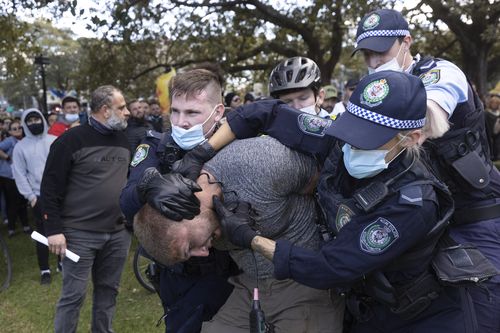 Sydney lockdown protests