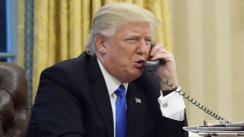 Mr Trump and Mr Turnbull's relationship got off to an infamously rocky start with a hostile phone call. (AAP)