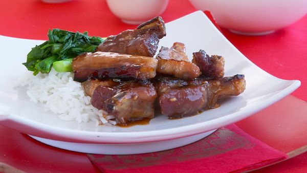 Sticky Chinese spare ribs