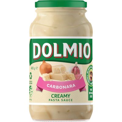 Dolmio Creamy Carbonara Pasta Sauce 490g