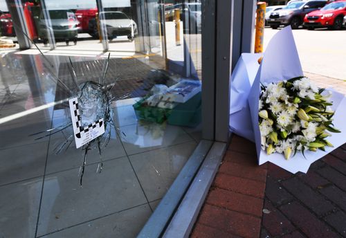 Flowers have been placed at the site of Hawi's untimely death. (AAP)