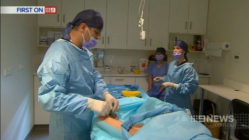 The patient is awake throughout the procedure. (9NEWS)