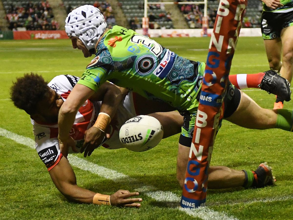 Raiders #121 Darrel McDonald & #71 - Canberra Raiders