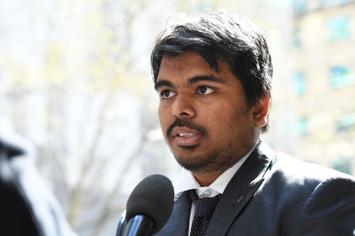 Monash University master's student Chinmay Naik has taken a failed assignment about dogs to Victoria's Supreme Court.