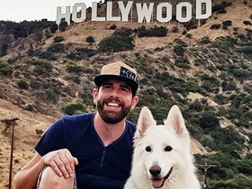 Mark and Mya take in the sights of LA.