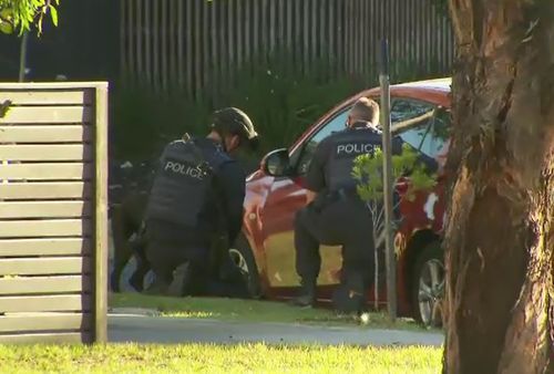 The woman was found suffering serious arm injuries. (9NEWS)