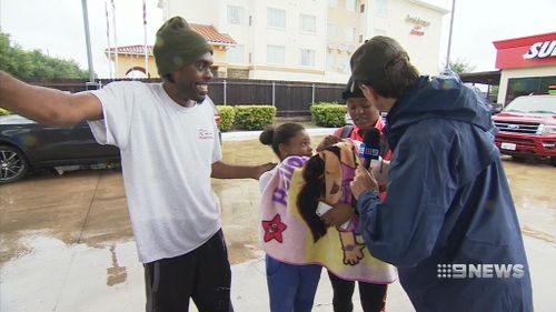 Marcus Green and his family. (9NEWS)