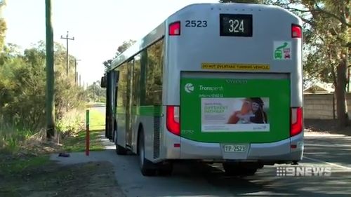 Locals say the bus stop where the incident occurred is dangerous and needs an upgrade. Picture: 9NEWS