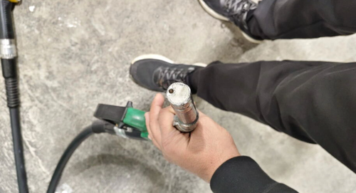 A Melbourne petrol station has been targeted in a bizarre act of sabotage. 