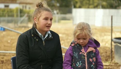 Madi Hourigan said the drought was being tough on families in the bush. Picture: 9NEWS