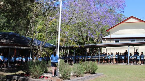 Kendall Public school in NSW was cut off by floods.