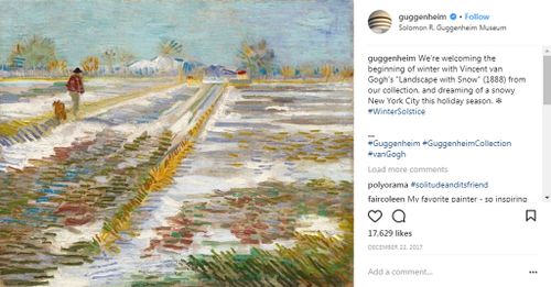 The Guggenheim only announced the painting's addition to their collection in December. (Instagram)