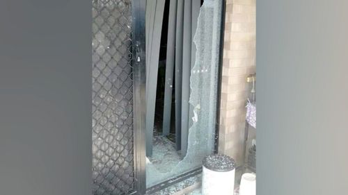 An Adelaide mum is pleading for help to find the intruder, who remains on the run, after the man broke into her home while her two children were left inside alone briefly.