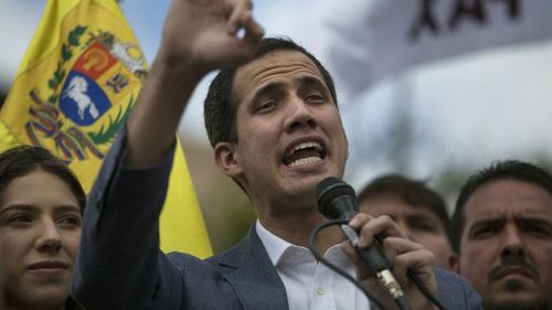 Opposition leader Juan Guaido has been recognised as the country's leader by the US and Australia. 