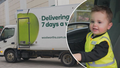 Toddler obsessed with Woolworths delivery trucks gets big surprise
