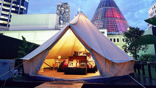 Glamping with St Jerome's (supplied)