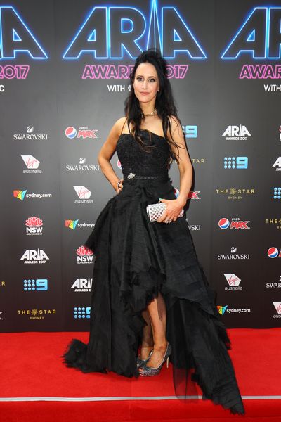 TV Presenter Jane Gazzo&nbsp;at the 2017 ARIA Awards