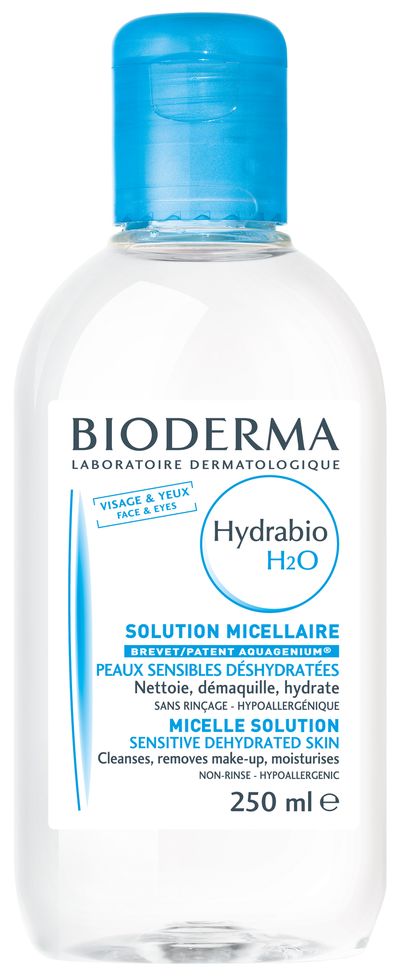 <a href="http://www.cosmetiquesdefrance.com.au/47-hydrabio" target="_blank">BIODERMA Hydrabio H2O Micelle Solution, $31.99.</a>
