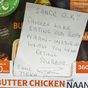 Shopper leaves brutal note on microwave meal at supermarket