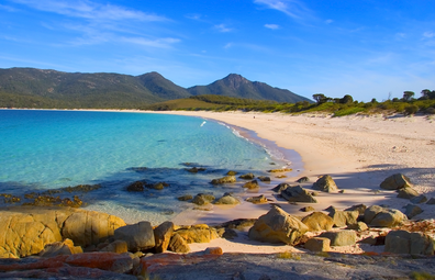 Pictured: Wineglass Bay in Freycinet National Park.