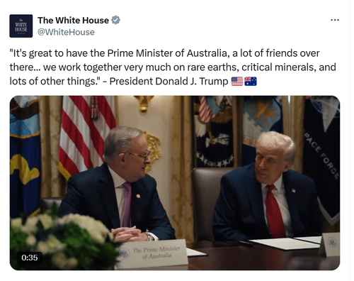 A new social media video released by the White House has affirmed the rapport between Prime Minister Anthony Albanese and US President Donald Trump.