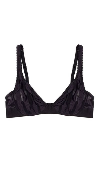 <p><a href="http://lonelylabel.com/collections/lonely/products/amelieunderwirebrablack">Amelie Underwire Bra, $90, Lonely</a></p>