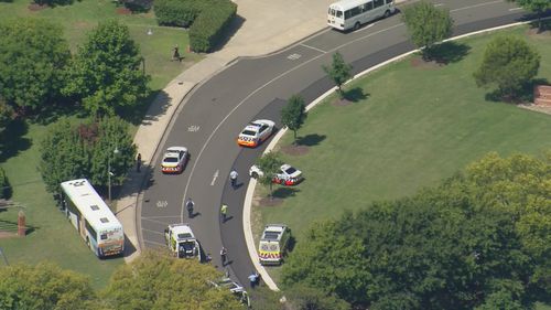 Boy hit by bus at Macarthur Anglican School in Cobbitty.