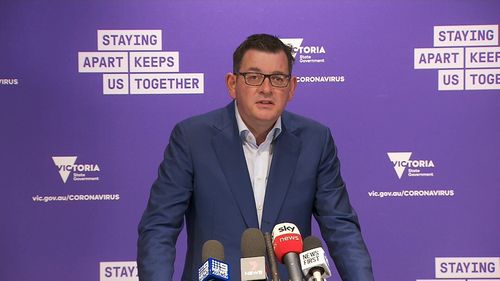 Victorian Premier Daniel Andrews.