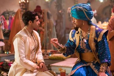 Mena Massoud, Aladdin, Will Smith,  on set, filming