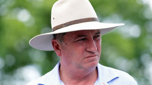 Barnaby Joyce faces a by-election to regain his seat of New England. (AAP)