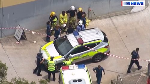 A man has died in an industrial accident in Brisbane. (9NEWS)