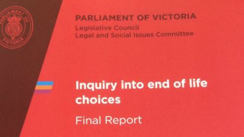 Parliamentary report recommends Victoria legalise assisted dying