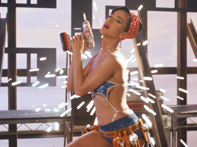 Katy Perry in the Woman's World music video