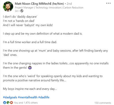 Matt Nixon's LinkedIn post goes viral