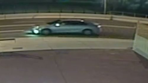 Police believe the silver-coloured vehicle is either a Toyota Camry or Aurion. (Victoria Police)