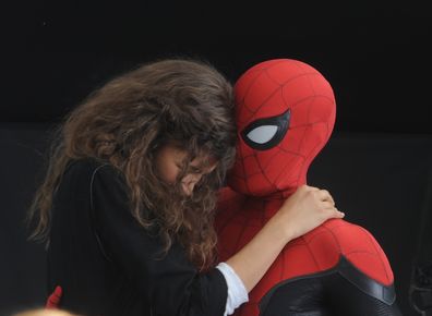 Zendaya, Tom Holland filming Spider-Man: Far From Home