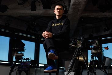 Zhao Changpeng, chief executive officer of Binance, poses for a photograph following a Bloomberg Television interview in Tokyo, Japan, on Thursday, Jan. 11, 2018.