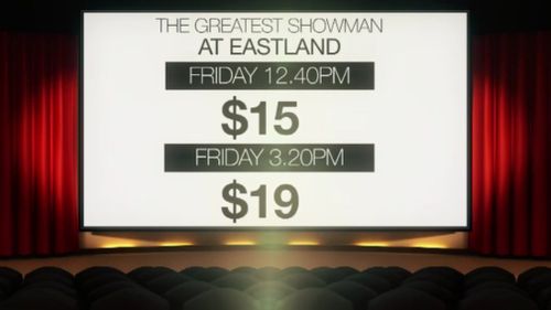 Price hikes affected Hoyts Cinemas as well. (9NEWS)