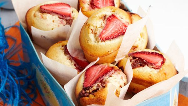 Strawberry & Toblerone friands