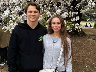 Oscar Piastri and Lily Zneimer