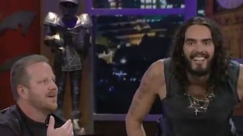 Watch: Russell Brand takes on anti-gay Christian church with 'actual gay' ambush