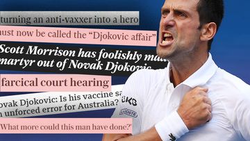 Djokovic headlines after court case win 
