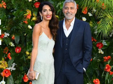 George and Amal Clooney  attend the "Ticket To Paradise" World Film Premiere at Odeon Luxe Leicester Square on September 07, 2022 in London, England. (Photo by Joe Maher/Getty Images)