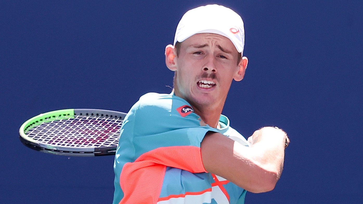 Alex De Minaur beats Vasek Pospisil at US Open to reach first Grand Slam quarter-final