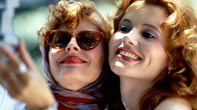 After being wronged by dodgy men, Thelma (Geena Davis) and Louise (Susan Sarandon) realise that their friendship is stronger than any of their male lovers (even Brad Pitt). 'Louise, no matter what happens, I'm glad I came with you' says Thelma. Who knows what might've happened with a different ending?
