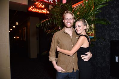 Wyatt Russell and Meredith Hagner attend Neon hosts the after party for the New York Premiere of "Ingrid Goes West" on August 8, 2017.
