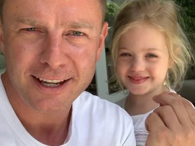 Ben Fordham with his eldest daughter Pearl